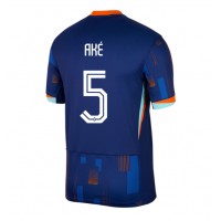 Echipament fotbal Olanda Nathan Ake #5 Tricou Deplasare European 2024 maneca scurta